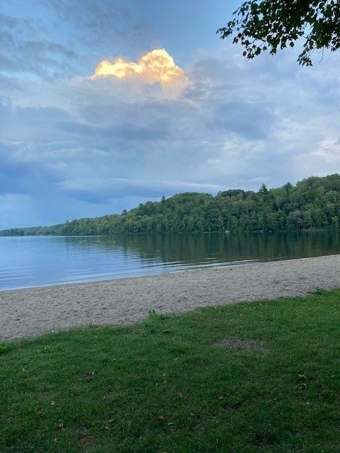 Clouds over Michigamme Beach